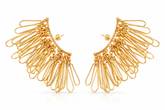 Fringed Clipped Earrings