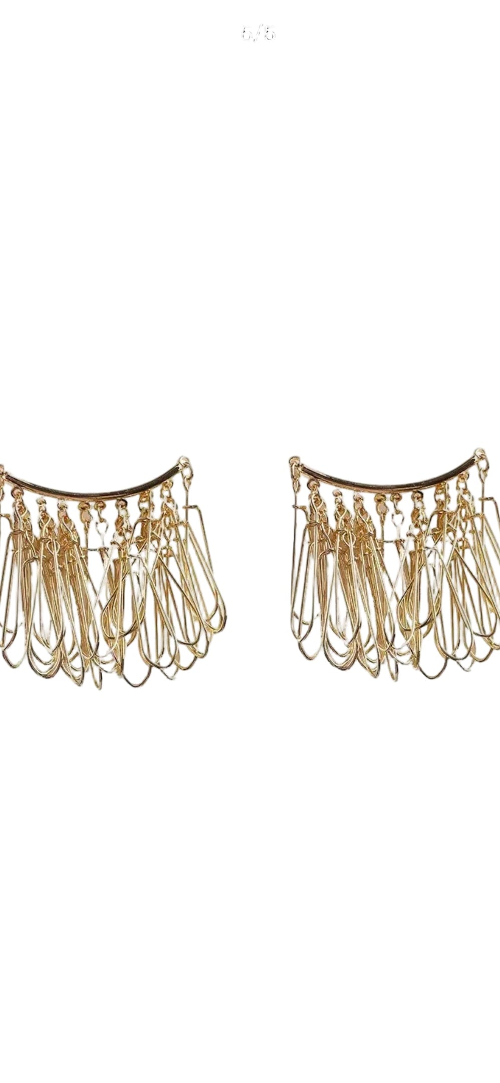 Fringed Clipped Earrings
